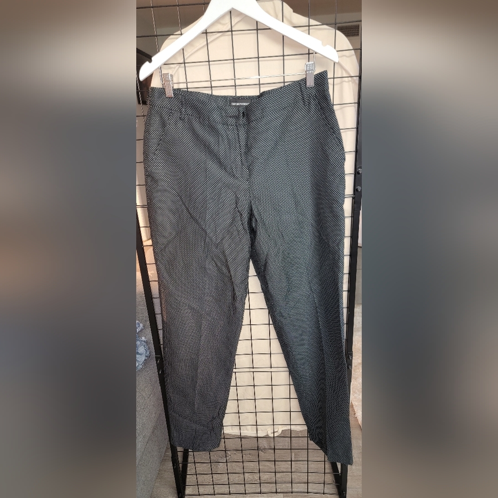 Emporio Armani Gray Patterned Dress Pants